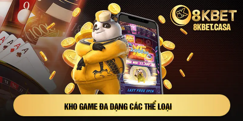 Kho game đa dạng các thể loại